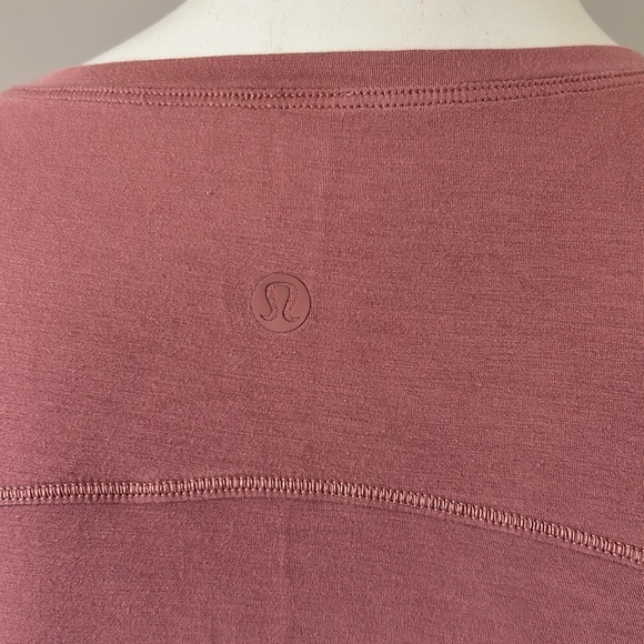 Lululemon To The Point Tee Tshirt Tunic Quicksand Mauve Pink Loose Flowy - Picture 6 of 13